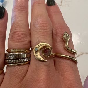 SOLD Gorgeous celestial dream ring!!!  14k gold